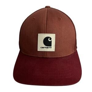 Workwear trucker hat Carhartt snapback mesh logo cap streetwear OS adjustable